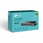 TP-Link TL-SG108PE switch de rede Gerido L2 Gigabit Ethernet (10 100 1000) Power over Ethernet (PoE) Preto