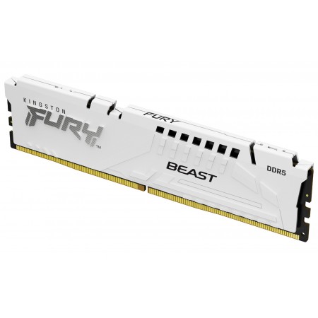 Kingston Technology FURY Beast 32GB 6000MT/s DDR5 CL40 DIMM White XMP