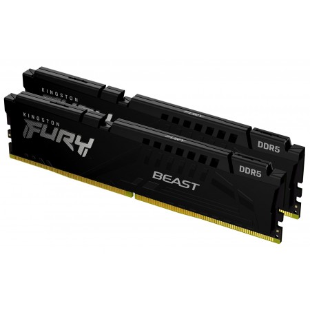 Kingston Technology FURY Beast 32GB 5600MT/s DDR5 CL36 DIMM (Kit of 2) Black