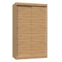 Topeshop IGA 120 ART C KPL bedroom wardrobe/closet 7 shelves 2 door(s) Oak