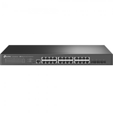 TP-Link JetStream TL-SG3428X-M2 switch de rede Gerido L2+ 2.5G Ethernet (100 1000 2500) 1U Preto