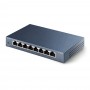 TP-Link TL-SG108 switch de rede Não-gerido L2 Gigabit Ethernet (10 100 1000) Preto