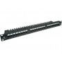 Alantec PK001 UTP cat.6 patch panel, 24 LSA ports with 1U 19" shelf