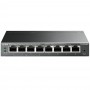 TP-Link TL-SG108PE switch de rede Gerido L2 Gigabit Ethernet (10 100 1000) Power over Ethernet (PoE) Preto