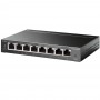 TP-Link TL-SG108PE switch de rede Gerido L2 Gigabit Ethernet (10 100 1000) Power over Ethernet (PoE) Preto