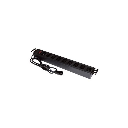 Alantec PZ010 power extension 1.8 m 9 AC outlet(s) Indoor Black