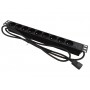 Alantec PZ09U power extension 1.8 m 9 AC outlet(s) Indoor Black