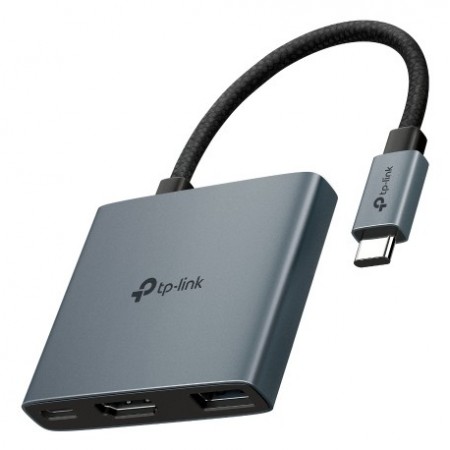 TP-Link UH3020C hub de interface USB Type-C 5000 Mbit s Cinzento