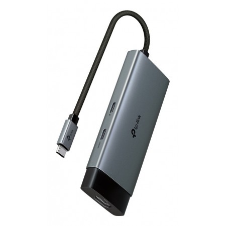 TP-Link UH5020C hub de interface USB Type-C 5000 Mbit s Cinzento