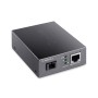TP-Link TL-FC311B-2 convertitore multimediale di rete 1000 Mbit s Modalità singola Nero