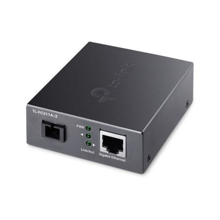 TP-Link TL-FC311A-2 convertitore multimediale di rete 1000 Mbit s Modalità singola Nero