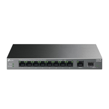 TP-Link LiteWave LS1210GP switch di rete Non gestito Gigabit Ethernet (10 100 1000) Supporto Power over Ethernet (PoE) Nero