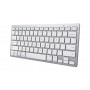 Trust 24651 teclado Universal Bluetooth QWERTY Inglês (Estados Unidos) Prateado