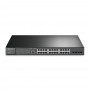 TP-Link JetStream TL-SG3428MP switch de rede Gerido L2+ Gigabit Ethernet (10 100 1000) Power over Ethernet (PoE) 1U Preto