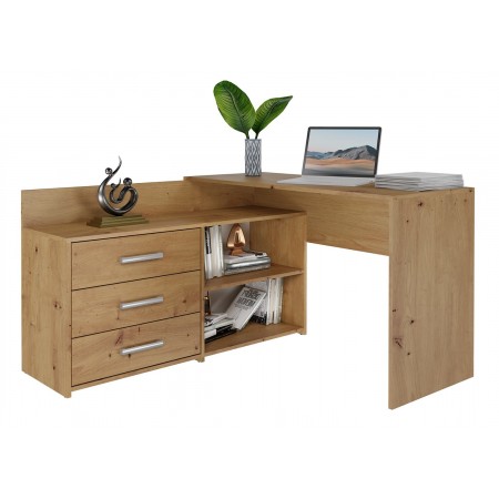 Topeshop DANY ARTISAN KPL computer desk Oak colour