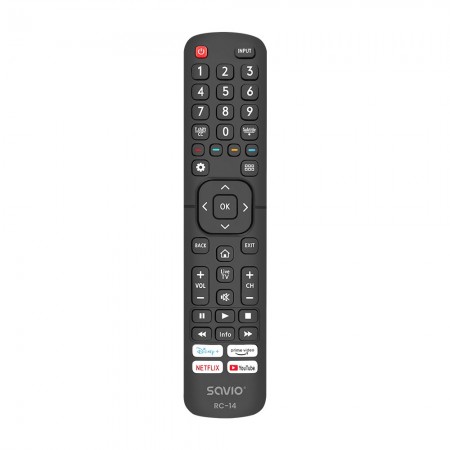 SAVIO RC-14 Universal remote control/replacement for HISENSE, SMART TV