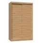 Topeshop IGA 120 ART C KPL bedroom wardrobe/closet 7 shelves 2 door(s) Oak