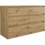 Topeshop K120 ARTISAN 2X3 chest of drawers