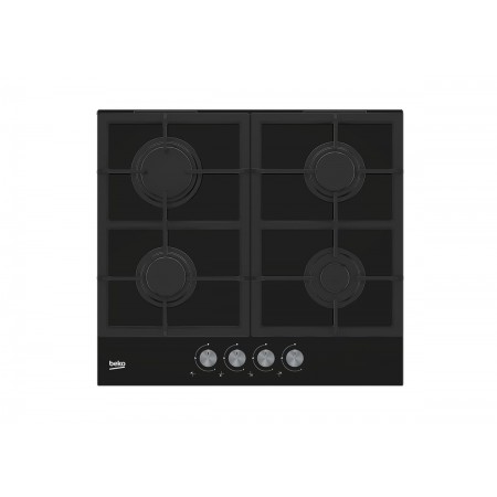 Beko HILG 642C5 SB Preto Embutido 60 cm Gás 4 zona(s)