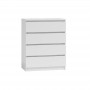 Topeshop M4 BIEL chest of drawers