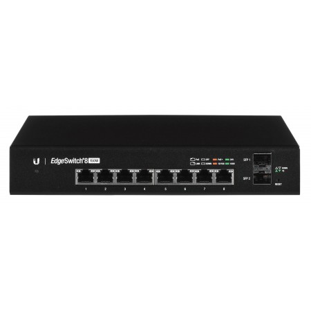 Ubiquiti EdgeSwitch 8 Managed Gigabit Ethernet (10/100/1000) Power over Ethernet (PoE) Black