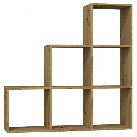 Topeshop STEP ARTISAN 3X3 living room bookcase