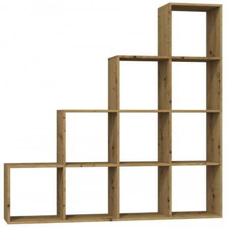 Topeshop STEP ARTISAN 4X4 living room bookcase