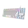 Trust GXT 833W THADO tastiera Gaming USB QWERTY Inglese US Bianco