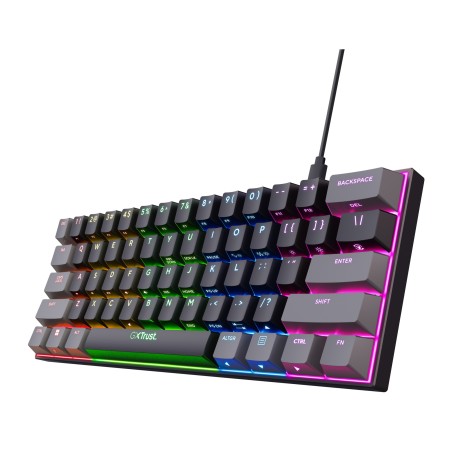 Trust GXT 867 Acira tastiera Gaming USB QWERTY Inglese US Nero