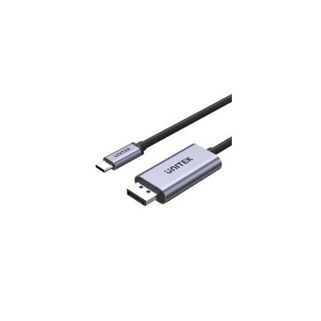 UNITEK V1409A cable gender changer USB-C DisplayPort Black, Grey