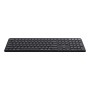 Trust Vaiya teclado Universal USB + RF Wireless + Bluetooth Inglês (Estados Unidos) Preto