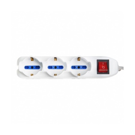 Vultech Multipresa bipasso 9 posti con tasto ON OFF 16A