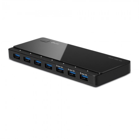 TP-Link UH700 hub de interface USB 3.2 Gen 1 (3.1 Gen 1) Micro-B 5000 Mbit s Preto