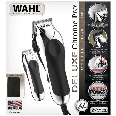 Wahl 79524-2716 hair trimmers/clipper Black, Chrome