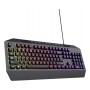 Trust GXT 836 Evocx teclado Jogos USB QWERTY Inglês (Estados Unidos) Preto