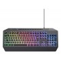 Trust GXT 836 Evocx teclado Jogos USB QWERTY Inglês (Estados Unidos) Preto