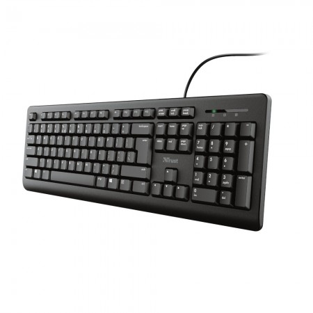 Trust Primo teclado Universal USB QWERTY Inglês (Estados Unidos) Preto