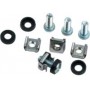 Triton Set M6 50 screws, washers, captive nuts Silver