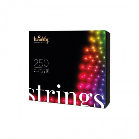 TWINKLY Strings 250 (TWS250STP-BEU) Smart Christmas tree lights 250 LED RGB 20 m