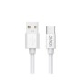 USB cable 2 m USB 2.0, USB A - USB C White SAVIO CL-168