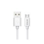 USB cable 3 m USB 2.0, USB A  - Micro USB White SAVIO CL-167