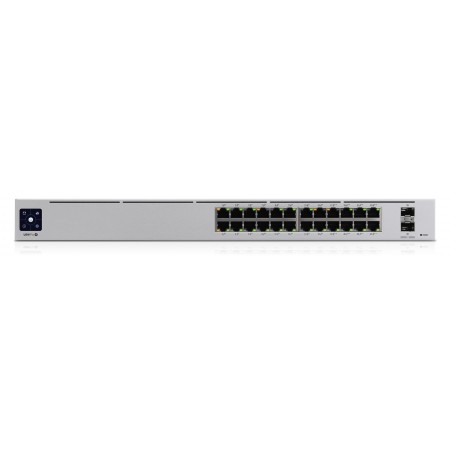 Ubiquiti UniFi Pro 24-Port PoE Managed L2/L3 Gigabit Ethernet (10/100/1000) Power over Ethernet (PoE) 1U Silver