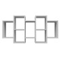 Wall-hung bookcase Bilbao 7.0 Wall Shelves White
