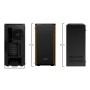 be quiet! Pure Base 600 Window Midi Tower Nero, Arancione