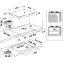 Whirlpool AKT 6465 NB1 Nero Da incasso 60 cm Gas 4 Fornello(i)