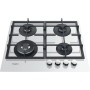 Whirlpool AKTL629 WH Bianco Da incasso 59 cm Gas 4 Fornello(i)