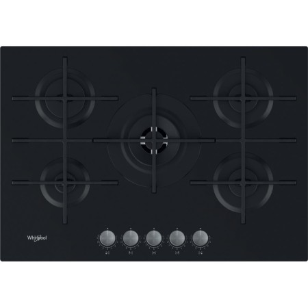 Whirlpool AKWL 728 NB Nero Da incasso 75 cm Gas 5 Fornello(i)