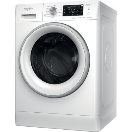 Whirlpool FFWDD 1076258 SV EE máquina de lavar e secar Independente Carregamento frontal Branco