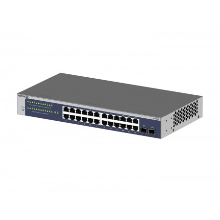 NETGEAR GS724Tv6 Managed Gigabit Switch (GS724T-600EUS) 26P