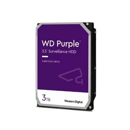 Western Digital Blue Purple internal hard drive 3 TB 5400 RPM 64 MB 3.5" Serial ATA III